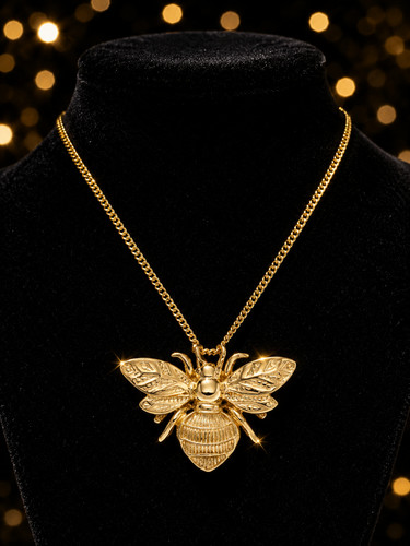 Hummel anhänger gelbgold - hummel,