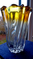 XL Große schwere Glas Vase