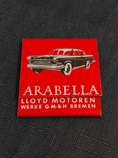 Streichholzheftchen, Arabella