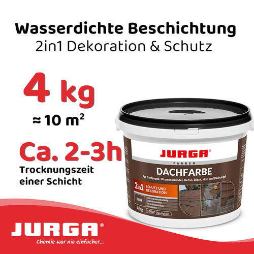 Jurga dachfarbe braun - jurga,