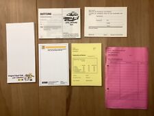 Opel Blätter Rekord Taxi, Rekord Testfahrt, Zubehör Original 1970-80er, Rarität