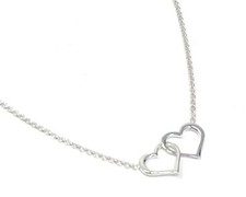 NEU Damen Sterling Silber zwei