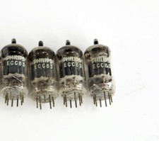 4x Philips ECC83 Röhre Röhren Tubes ECC 83