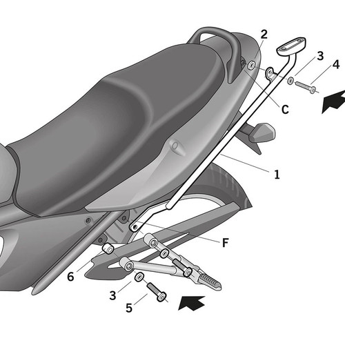 Shad gepäckträger für - shad,