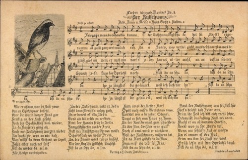 Lied der rutschwanz - ak,