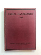 Animal Management 1923