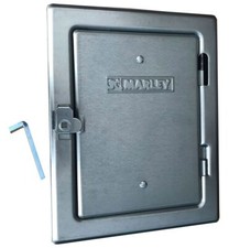 Marley Kamintür Edelstahl 140x205mm Reinigungsklappe Schornsteintür Revision