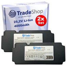 2x Li-Ion Akku 25,2V / 4000mAh