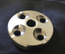 ⭐️Top  Adapter- Mittelstück- Puck für 7" Singles/ 45 RPM - Edelstahl Top Design!