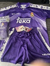 Real Madrid 1996 1997 Gr.M TrikotHose Stutzen Kelme Neuwertiger Zustand