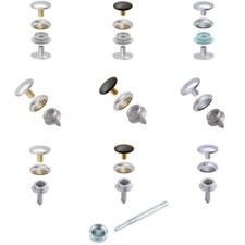 10 Stück Dot Druckknopf Set