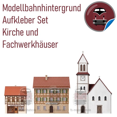 Modellbahnhintergrund 2er set - modellbahnhintergrund,