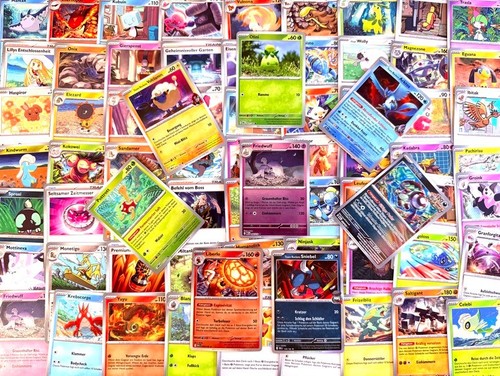 100 deutsche pokémon karten - deutsche,