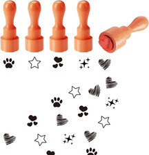 5 Stile Muster Holzstempel 2/3