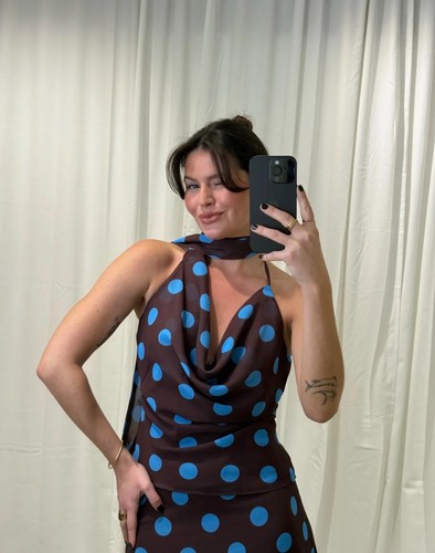 Süßes polkadots neckholder - süßes,
