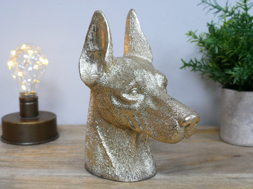 Silber gold dobermann hund - silber,