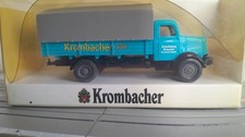 Wiking  1: 87 Henschel  HS 100 Pritschen LKW    Krombacher   Werbemodell  in OVP