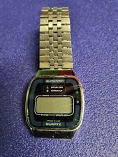 Ruhla Eurochron Quarz digital Herren Armbanduhr Ostalgie Rar Sammler