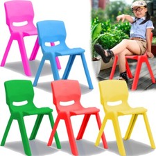 Kinderstuhl Spiel Stuhl Kind Hocker Garten Möbel Stapelbar Kippsicher Kunststoff