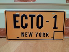 Nummernschild ECTO-1 New York Ghoszbusters Blechschild 