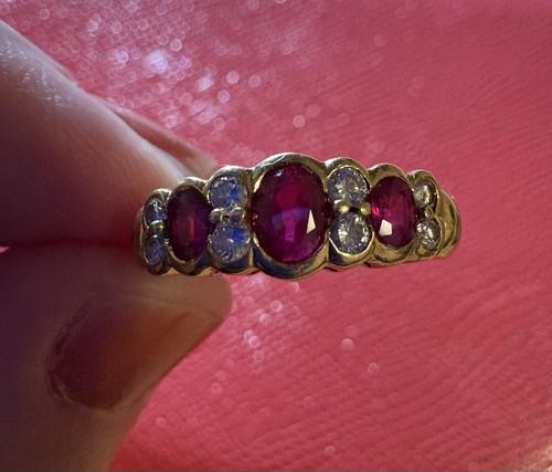 18kt gelbgold ring p q - 18kt, p/q