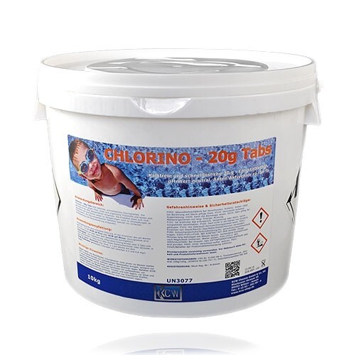 Chlorino 20g chlor - tabletten,