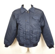 H42) ZE&US SECURITY Herren Jacke Winterjacke Bomberjacke Gr. S L XXL Blau Neu