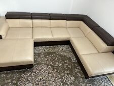 U Form Sofa gebraucht leder