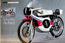 Motorrad Classic 1626) Yamaha 125 Rennmaschine in einer seltenen Vorstellung auf