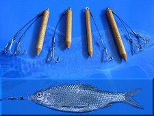 Auftriebssystem 4 Stück Set Spinnsystem Auftriebskörper Angeln Zander Drilling