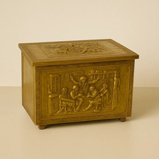 Antike Jugendstil Truhe