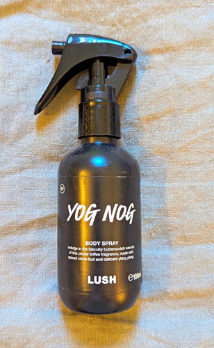 Lush yog nog body spray - yog, 100ml