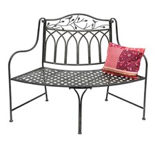 Gartenbank Wetterfest Halbrund