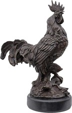 Bronzeskulptur hahn - hahn, im