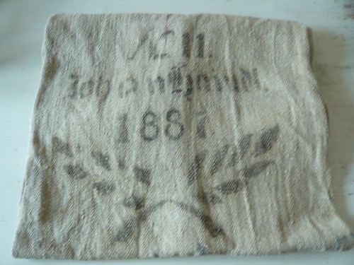 Alter mehlsack getreidesack - mehlsack,