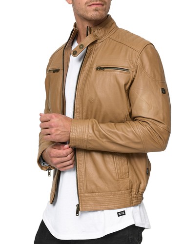 Indicode herren lederjacke - indicode,
