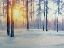  Originales Gemälde, Aquarell