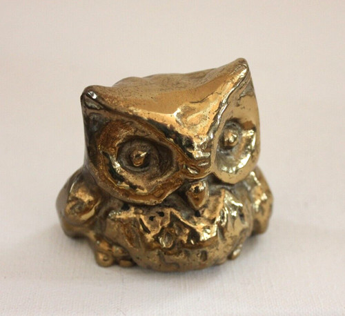 Eule messing 1019g bronze - messing, tier