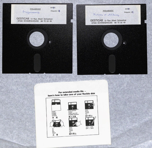 Gesticab pyramident diskette - 2,