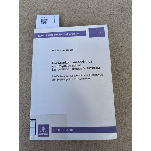 Die krankenhausseelsorge - die, am