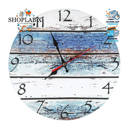 Wanduhr 30cm runde leise nicht - wanduhr,