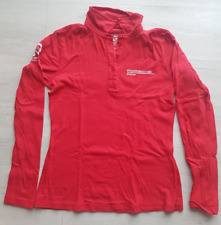 Porsche Museum Polo langarmelig rot Größe XS 1x getragen