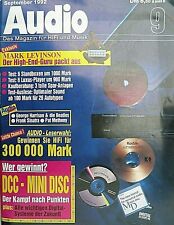 AUDIO 9/92, DENON DCD 1290, HARMANN HD 7500 II, KENWOOD DP 7040, ONKYO DX 6850