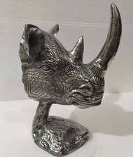 Metall Nashorn Kopf Tier