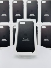 Original Apple iPhone SE 2020 2022 8 / 7 Lederhülle Leder Case MXYM2ZM/A Schwarz