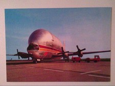 AK. Super Guppy.Grossraumtransport-Flugzeug. Landebahn.