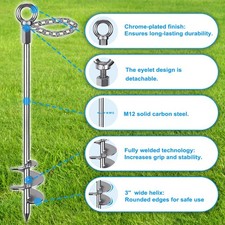 4er Zeltheringe, 76cm Zelt