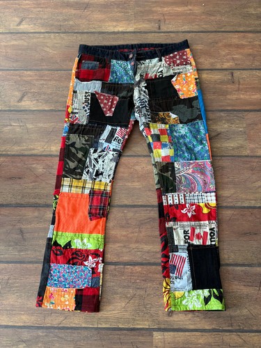 Patchwork jeans 1980er - pop, art