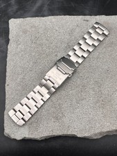 #1398 ORIGINAL 22mm GLYCINE 3863.3 COMBAT 3863 STAHL STAHLBAND BAND ARMBAND