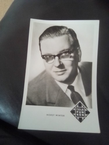 Horst winter autogrammkarte - winter,